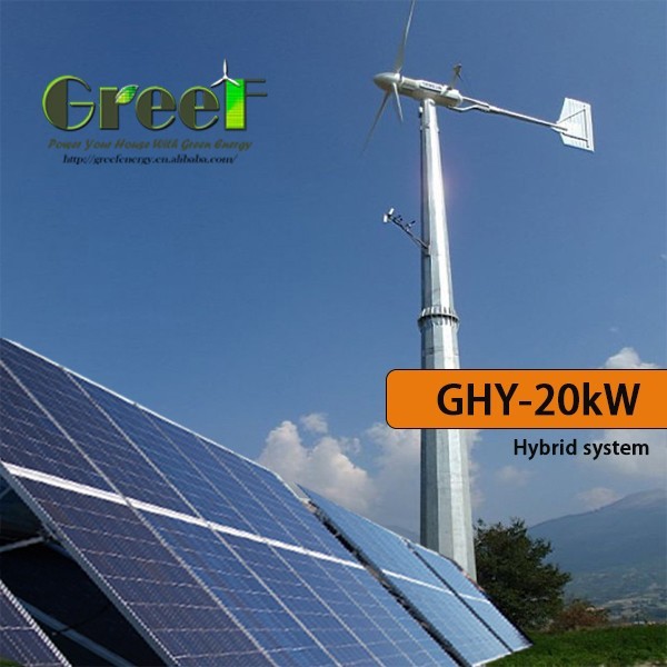 High-efficiency vertical axis-wind turbine / permanent magnet generator with a power of 1 kW, 2 kW, 3 kW, 5 kW