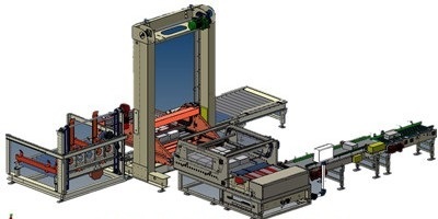 Automatic palletizer for box, bag or bottle 