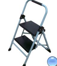 home daily use/house hold foldable steel stool ladder with hand grip and 2 plastic steps