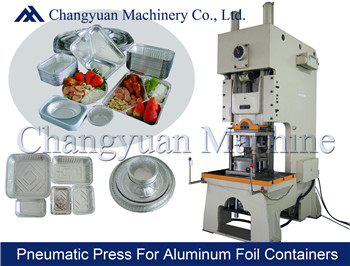 63T Pneumatic Aluminium Foil Container Punching/Press Machine