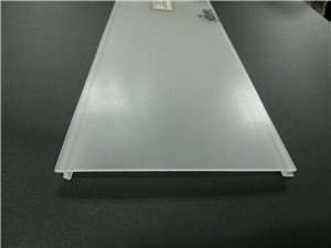frosted polycarbonate diffuser for aluminum led profile