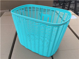 environmental plastics big size colour bicycle basket
