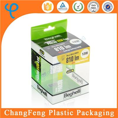 House Ware Bulb LED Box Packaging PVC Clear Plastic Boxes for Packing