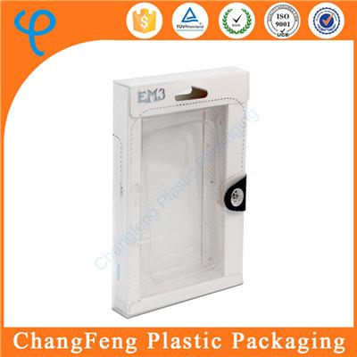 Accept Custom Order Phone Case Packaging Clear Plastic Packaging Box for iPhone