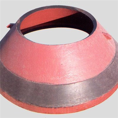 Concave Bowl Liner And Mantle High Manganese Steel Casting For Cone Crusher