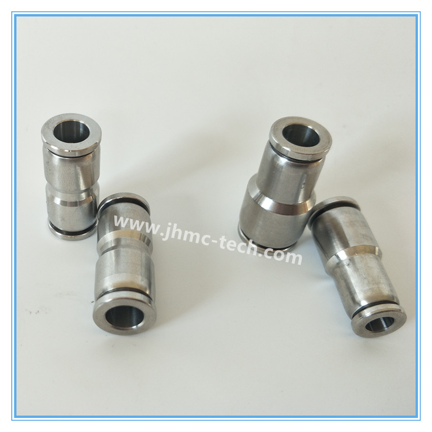 Stainless Steel Straight Union Pneumatic Fittings 
