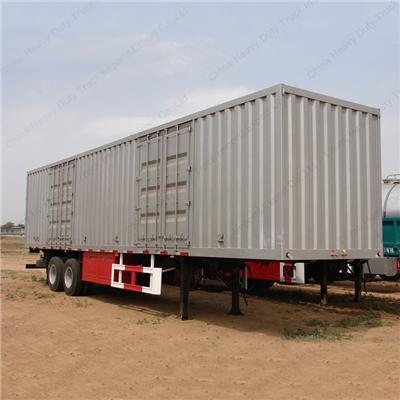 China Dual Axle Enclosed Trailer 40 Ft Container
