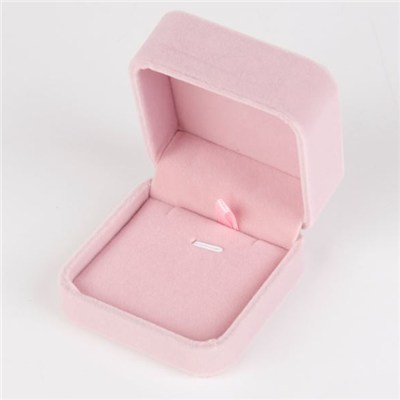 Pink Jewelry Packaging Clamshell Box For Earrings