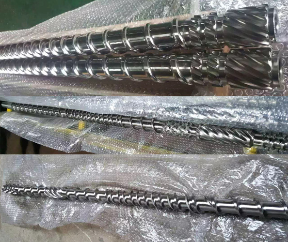 Our screw barrel for plastic extrusion / injection making machine for your reference , can be customerized , waiting for your inquiry .