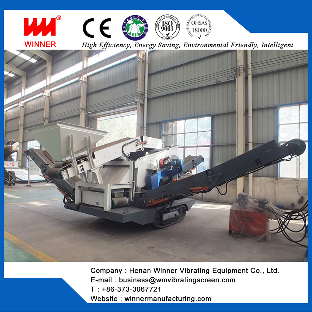 China crawler mobile crushing plant for city infrastructure