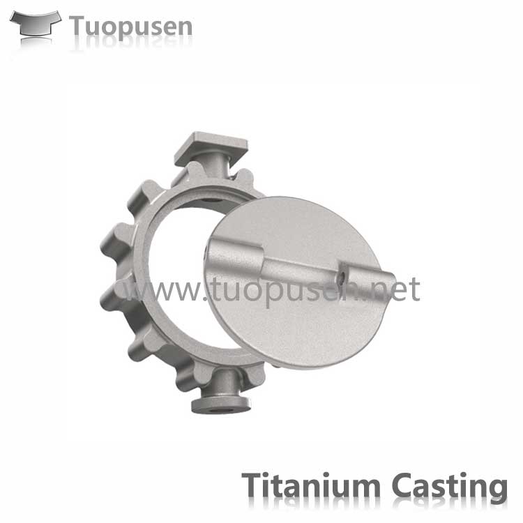titanium casting parts Titanium butterfly valve