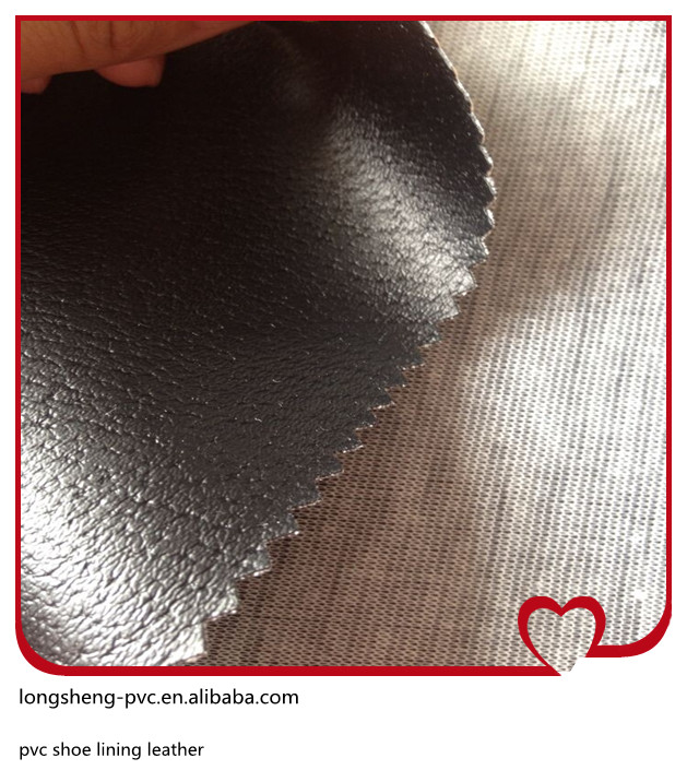 High quality pvc shoe lining leather made in China