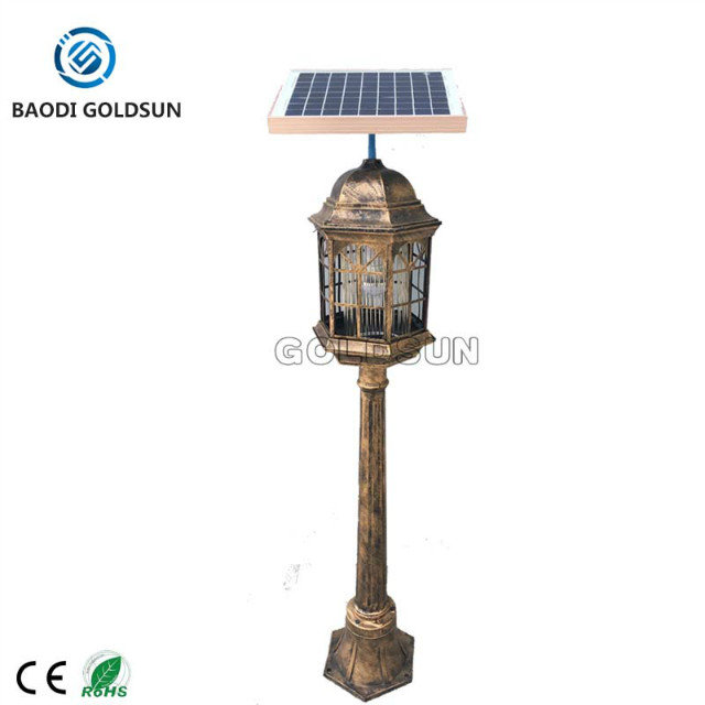 Big power outdoor solar mosquito repeller in golf course, park, yard, square China manufacturer