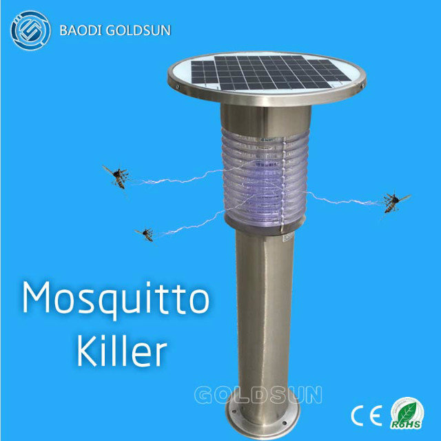 2017 New design outdoor solar  mosquito killer light, in garden, park, yard, square manufacturer