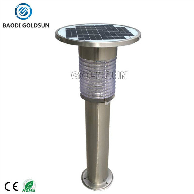 Stainless Steel Solar Mosquito Trap, Lawn/Yard Lamp, Outdoor mosquito control Mosquito Killer Lamp/Light