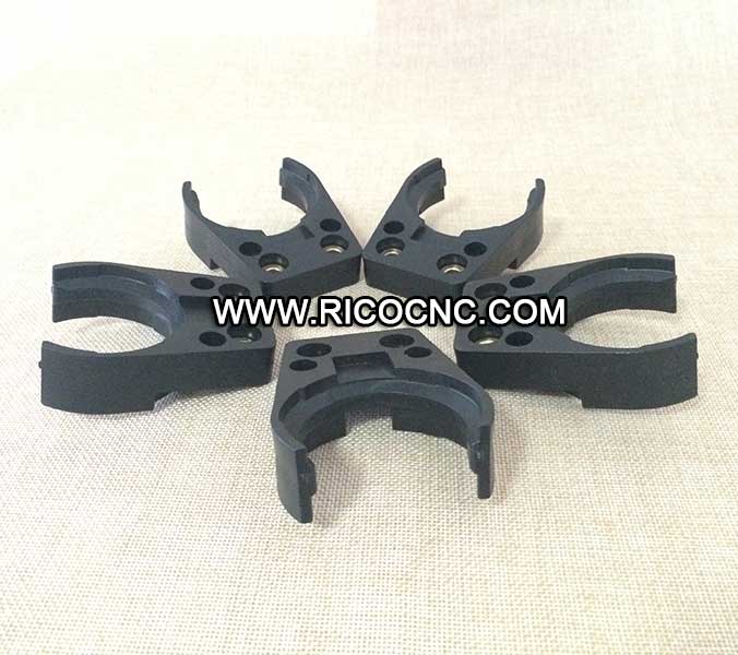 Black BT40 Tool Forks Plastic Tool Grippers for CNC Machine
