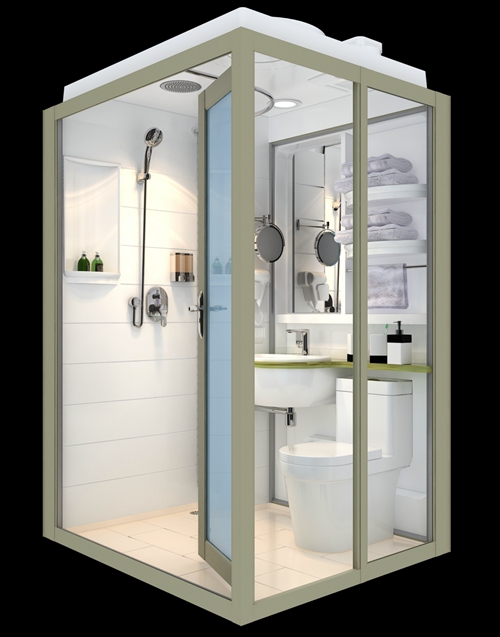 Container house bathroom pods 