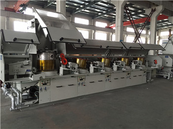 Straight type stainless steel wire drawing machine