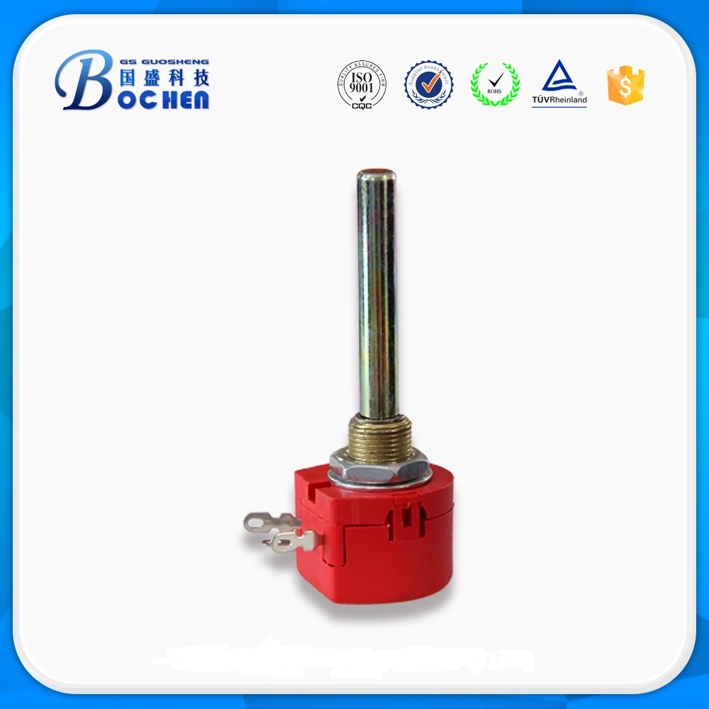 WX118  1w Precision One turn 50mm long shaft Wirewound Rotary Potentiometer