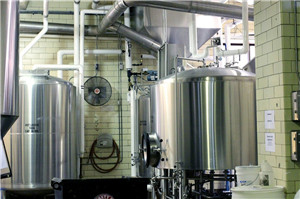 4 vessel beer brewery HLT hot liquor tank 