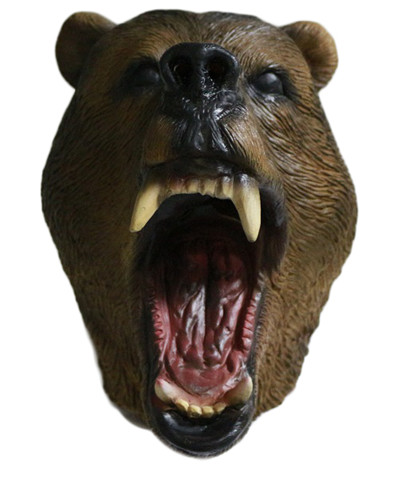 Animated film Toys Realistic Angry grizzly bear mask