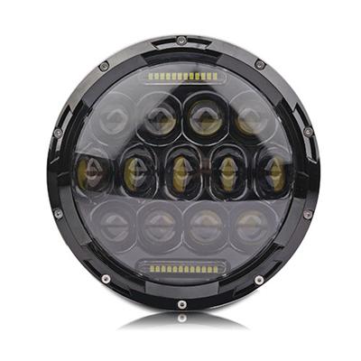 7 Inch 75W Round High Low Driving Beam LED Headlight For Jeep Wrangler Harley
