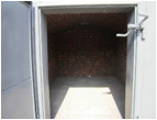 brick structure moveable wood briquette carbonization furnace