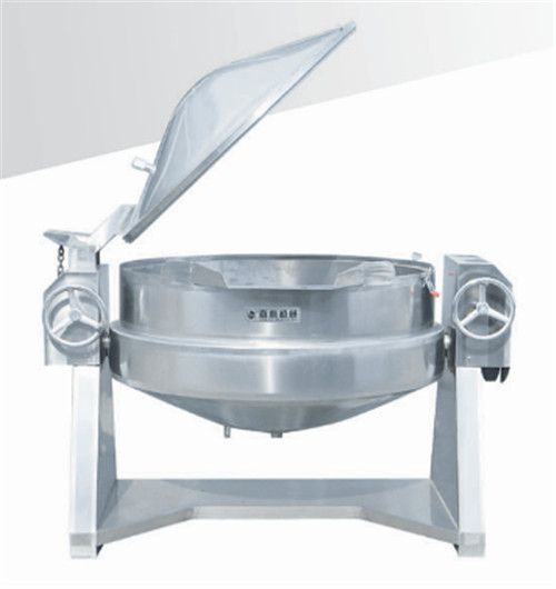 Manual Inclinable tilting cooking pot with lid (Heat Conduction Oil)