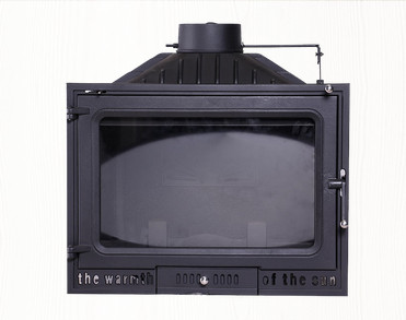 cast iron clean-burning insert fireplace CE approved
