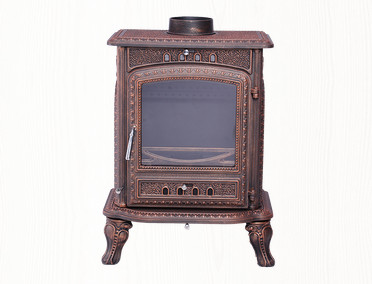 cast iron antique fire basket and fireplace