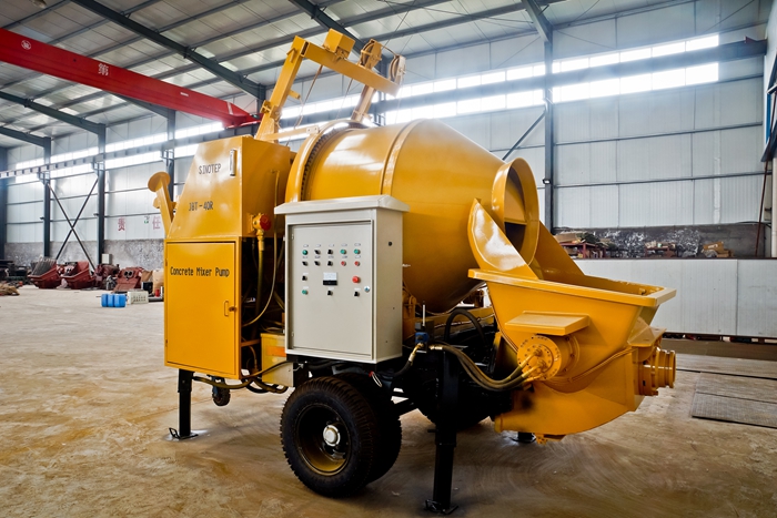 15m³ - 90 m³ Trailer mounted Concrete Pump for sale-taian sinotep machinery co.,ltd
