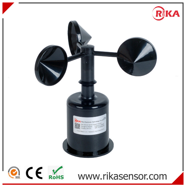 4-20mA, 0-5v Analog Output Cup Wind Speed Anemometer with CE