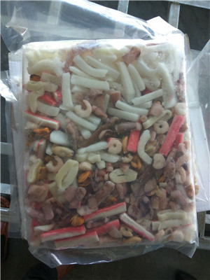 seafoods mix frozen Squid whole, tube, rings, T&T, tentacles & fits, Shrimp raw and cooked, shell on and peeled, Octopus, Cod loins, Hake fillets and Salmon steaks