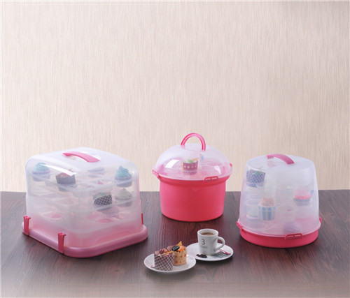 Food grade PP material cupcake storage container