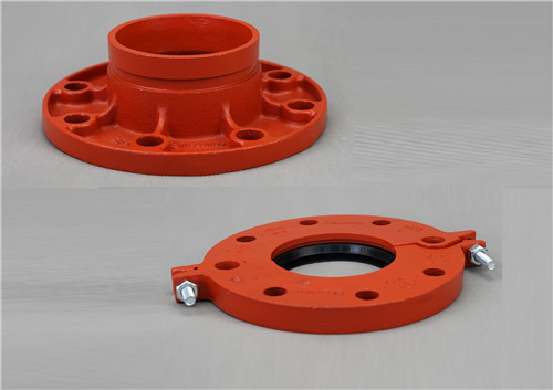 FM&UL approved ductile iron grooved flange