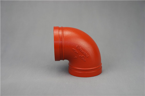 FM&UL approved ductile iron grooved elbow