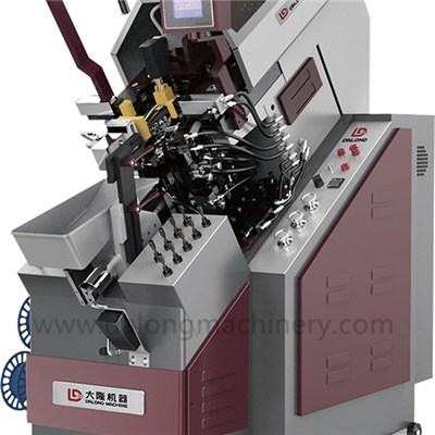 LD-687CM 9-Pincers Computerized Programmable Automatic Cementing Toe Lasting Machine