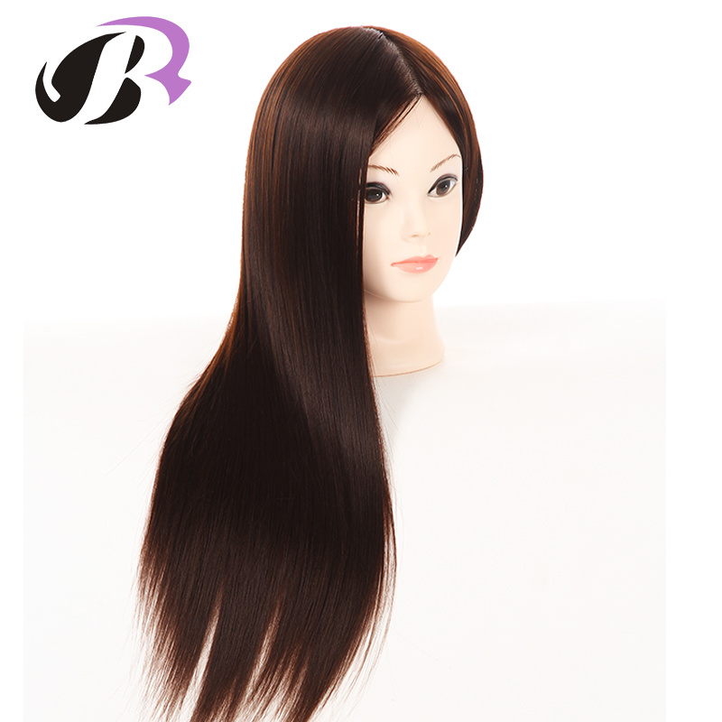 24Hair Mannequin Head Hair Fake Hairdressing Doll Heads Training Manikin with Synthetic Hair Manik Cosmetology Educational sale