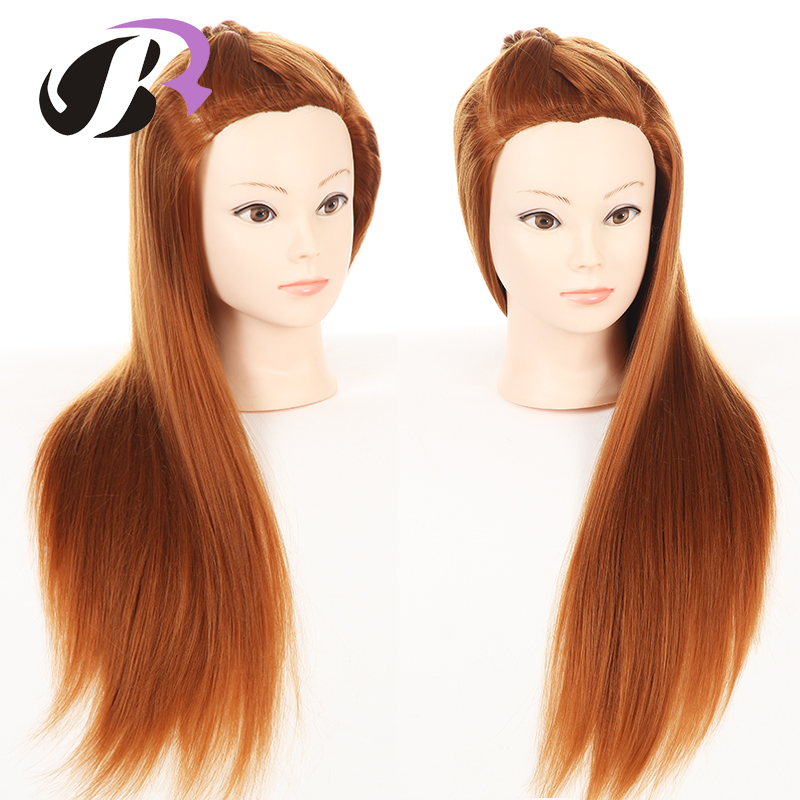 Hot Sale Mannequin Head For Hairdresser Wig Manik Hairdressing Dummy Doll Heads Synthetic Hair Styling Mannequins Training Head