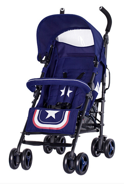Swift with comfort and umbrella style,Link-brake with one-hand folding baby stroller