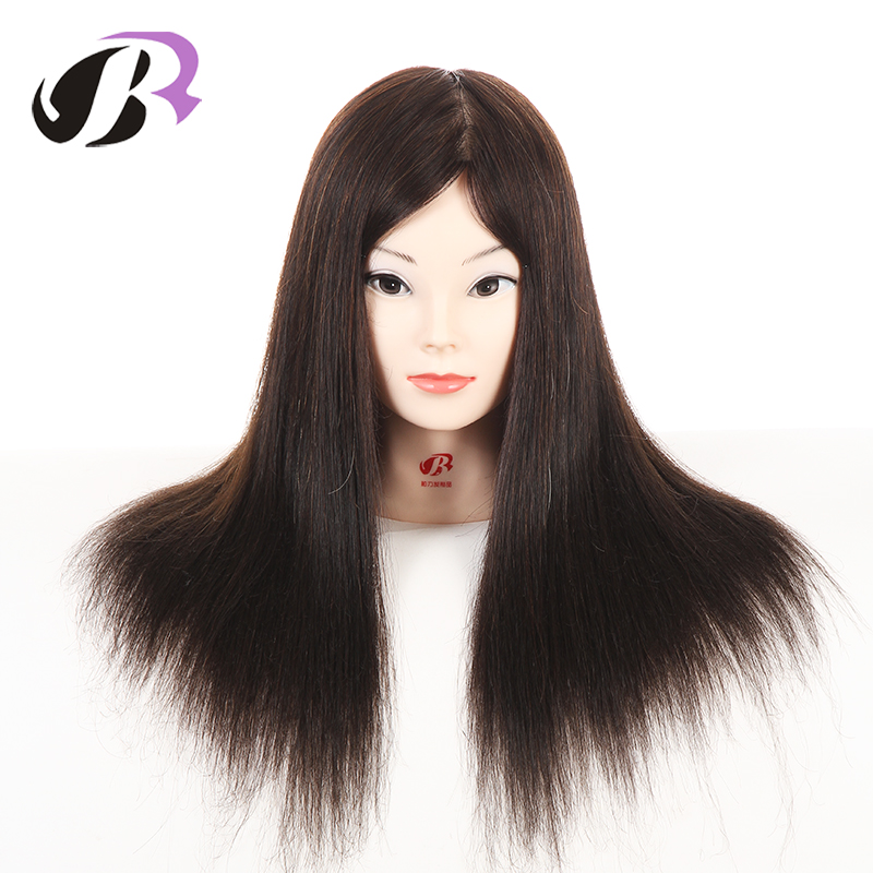 45cm Long Blonde Hair Mannequin Head With Gifts Wigs Salon training Female Mannequin Head Hairstyles Cosmetology Hairdressing