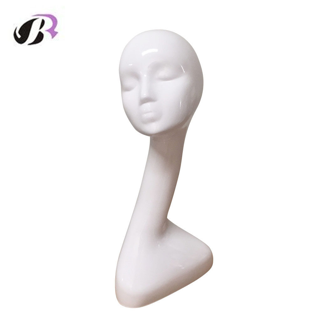 Free Shipping Mannequin Head for Wigs Hat Headset Jewel Stand Holder High Quality Fiberglass Realistic female Manikin Dummy Head