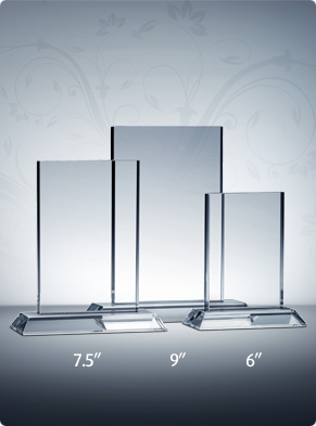 Clear Rectangle Plaque