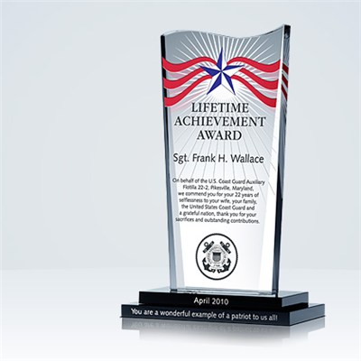 Military Achievement Plaque