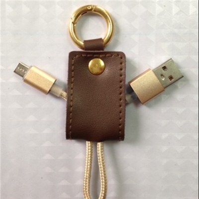 Universal Key Chain Micro USB Data Cable