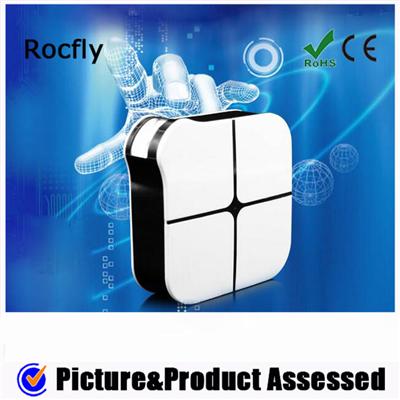 Magic Square Box Shape Wall Charger With Led Light 4 USB Port 5.4A Max Current