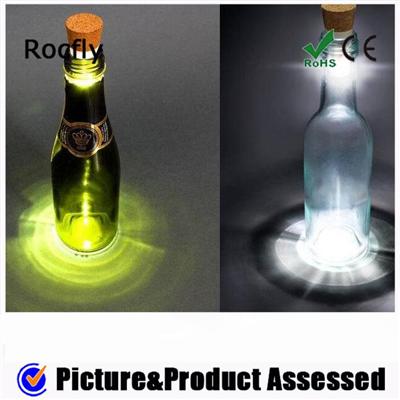Factory Promotion Rechargeable Light Wine Bottle Shape Light LED Flash With Bottle Stopper Function