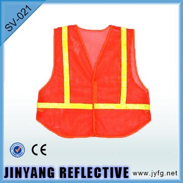 Red Warning Safety Vest