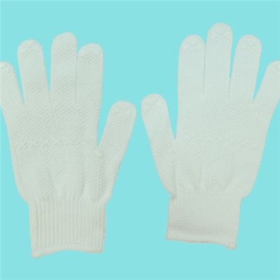 10G 100%cotton PVC Dotted Glove