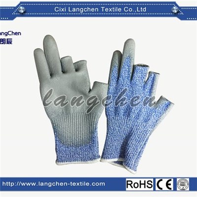 13G Dyneema PU Coated Cut Resistant Glove